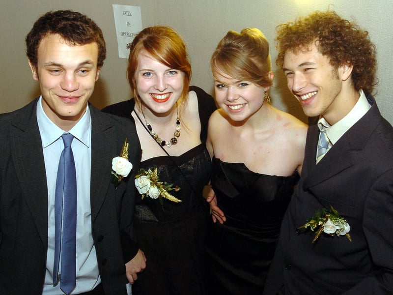 Wrenn School Prom Nathan Ouriach and his brother Luis, with Rebecca Ellis and Emily Smith.2008