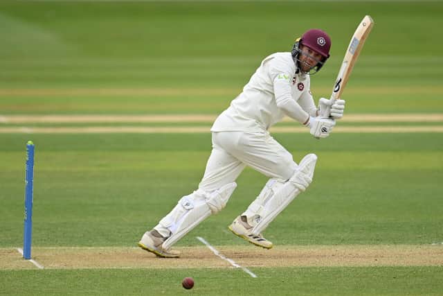 Luke Procter in action for Northants last summer
