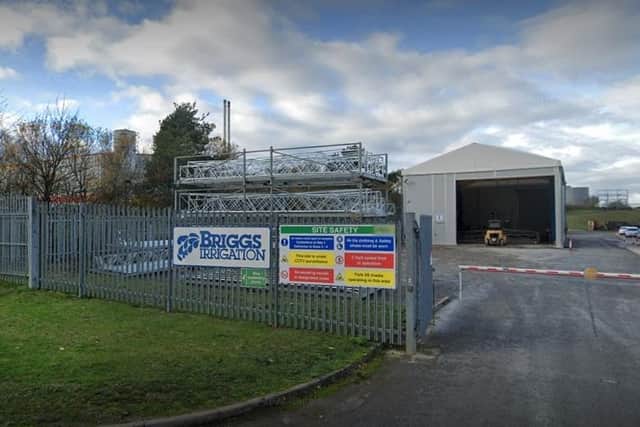 The cash was stolen from Briggs in Corby. Image: Google