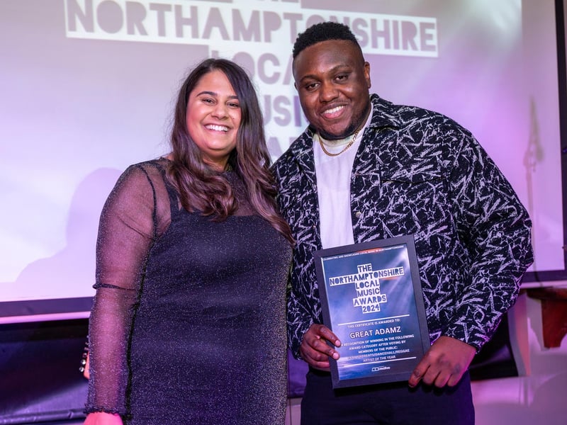 Great Adamz won R&B / Afrobeats / Dancehall / Reggae Artist Of The Year, days after the release of his debut album Blessed Boy.