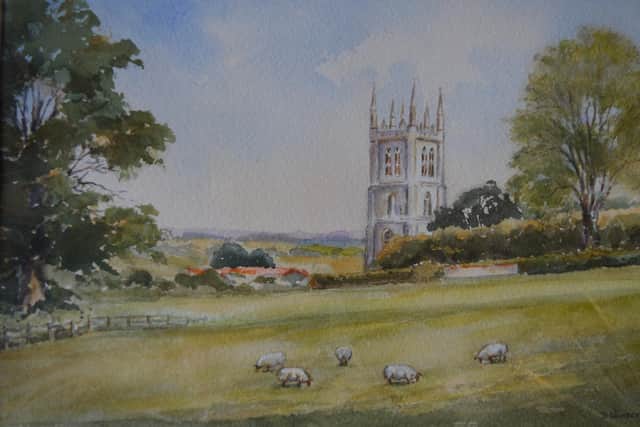 Titchmarsh Church will host the sale of Daphne Winsor's painting