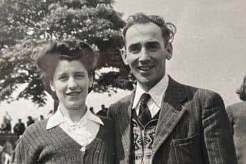 Sophia and Thomas Atkins, Malcolms parents. Cousins from either side of the world met by chance after miraculously turning up to their ancestors grave - at the same time. Ian Brandon and Malcolm Atkins were visiting the grave of their third great-grandfather Anthony Smith only to find a couple from the US doing the same.Rand and Janeel Smith made the 3,700-mile journey from Kansas City to Raunds, Northants., to see where his family originated. But the couple were left gobsmacked when Ian and Malcolm arrived on September 22 and realised they were actually related.   Photo released 30/09/2025