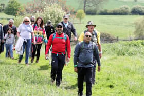 Waendel walkers taking part in the event's 40th anniversary in 2019