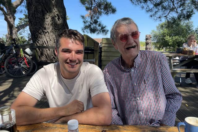 Chris and his dad, Dave