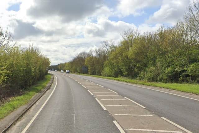 The A6 between Burton Latimer and Finedon
