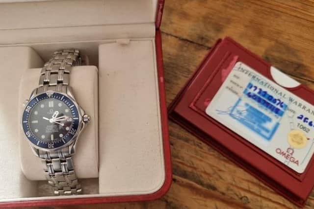 An Omega watch was stolen