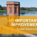Improvements are being made to the reservoir at Sywell Country Park