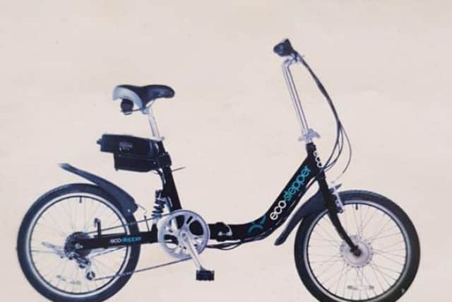 Police have released this image of the stolen electric bike