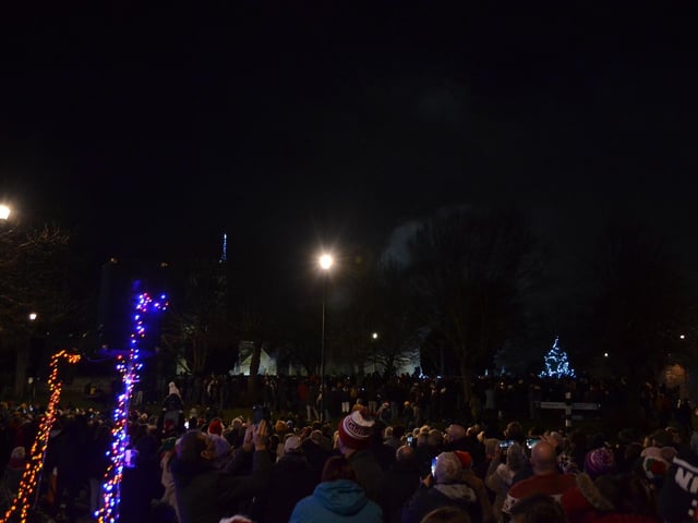 The annual Carols on the Square service saw thousands from Earls Barton and beyond visit the village to sing festive tunes this Christmas Eve