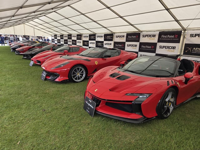 A red-letter day for Ferrari fans