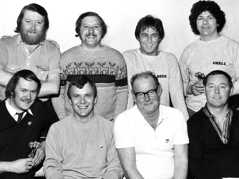 1982 darts team at Kettering General Hospital
