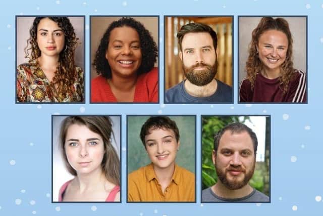 The cast of Mog's Christmas