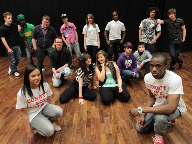 Corby's Got Talent: (front l-r) Shanics Olton and Jevael Holgate, (World Matters) at The Core (March 2011)