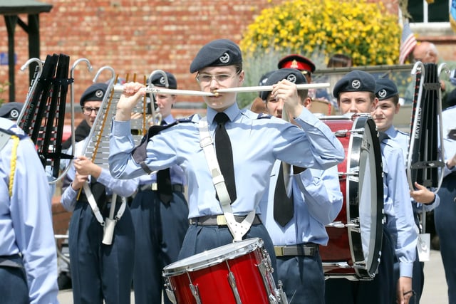 Cadets at Rushden Armed Forces Day Parade