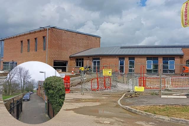 Glenvale Park Primary School and Little Harrowden Community Primary School (inset)