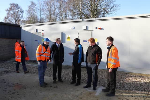 Kettering, visit by MP Philip Hollobone by CityFibre's Fibre Exchange