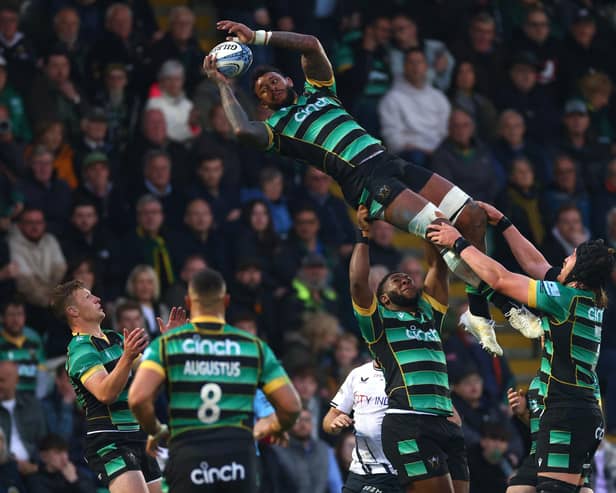 Courtney Lawes produced a towering performance (photo by Marc Atkins/Getty Images)