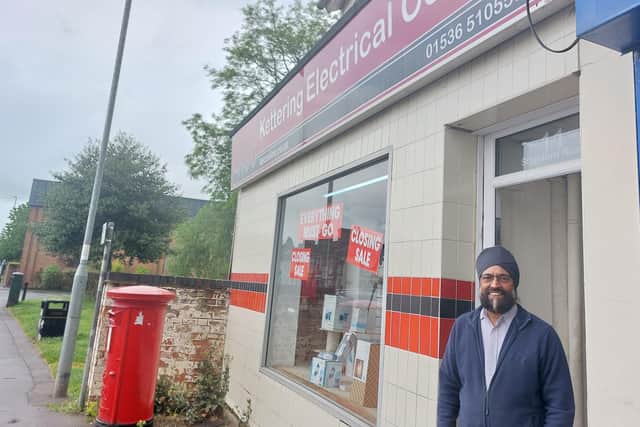 Bal Lotay, owner of Kettering Electrical Centre