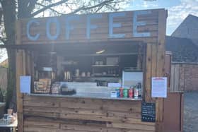 First day opening at Lodge Farm, The Doghouse Coffee Hut