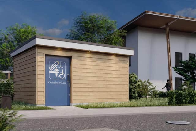 An artist's impression of the new Changing Places facilities at Stanwick Lakes