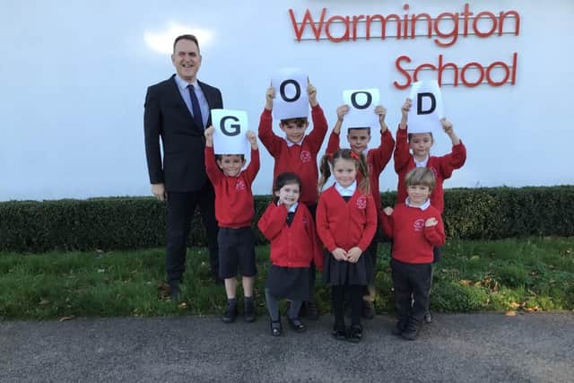 Warmington School has been rated good in all areas by Ofsted