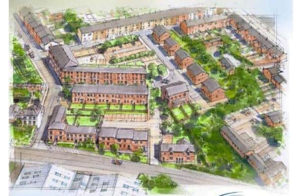 How the development on the site in Gladstone and Harborough Road might look