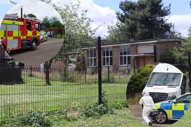 Crews from Northamptonshire Fire and Rescue Service were called shortly after 4am today to reports of a fire at the derelict building in Wood Street
