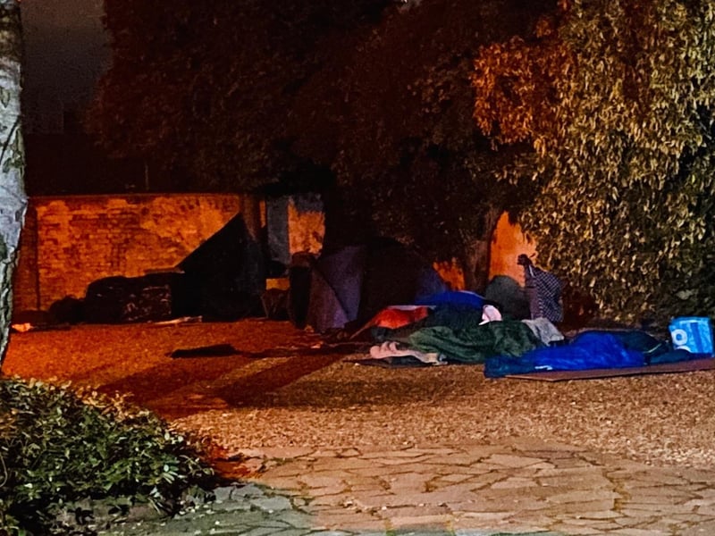 Fancy sleeping here for the night?