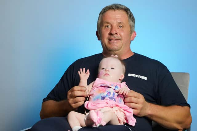 Gary Rouse with daughter Poppy.