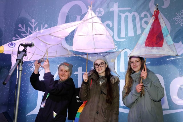 Kettering, Christmas lights switch on lantern parade
