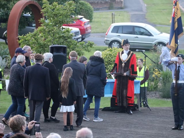 Corby D-Day Beacon Lighting 2024:Corby D-Day Beacon Lighting 2024