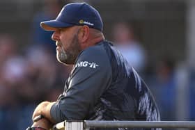 Darren Lehmann watched his Northants bowlers struggle for wickets against Middlesex