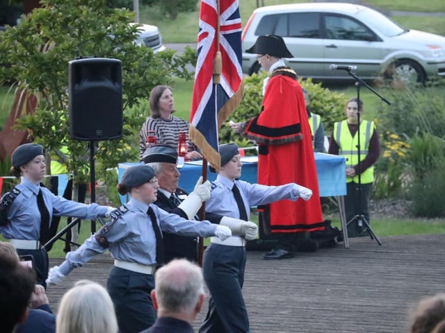 Corby D-Day Beacon Lighting 2024:Corby D-Day Beacon Lighting 2024