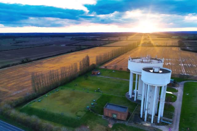 Corby's iconic water towers. Image: Ian Bateman