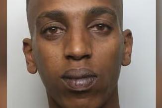 The Sudanese asylum seeker was jailed for three years for robbery, burglary and theft offences in Northamptonshire. Ahmed, who is believed to be 28 according to a Home Office assessment, of Buckingham Road, Deanshanger, using a fire extinguisher to break through a door and spray the shopkeeper during one late-night raid on a shop in the village.