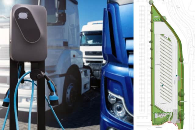 Prologis UK Mobility Limited HGV EV charging hub Kettering/Prologis UK Mobility Ltd