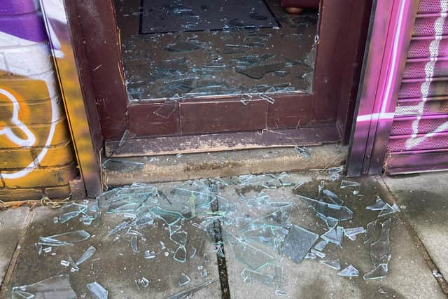 Ruth said the whole front door will need to be replaced