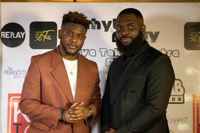 Rhythm & Posey organisers Kas Aisagbonhi and Nnamdi Okafor.