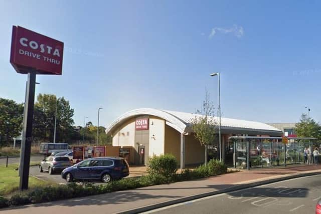 Martin Stansfield was caught outraging public decency at Costa, Rushden Lakes.  Image: Google.