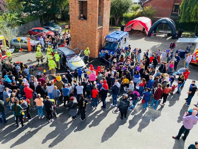 Crowds gather at Wellingborough open day