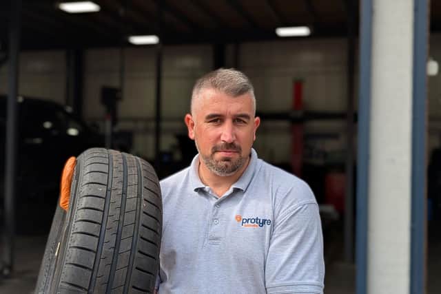 ●	Garry Mantle from tyre suppliers and fitters Protyre Autocare, which is urging drivers not to wait until their car fails its MOT to replace tyres