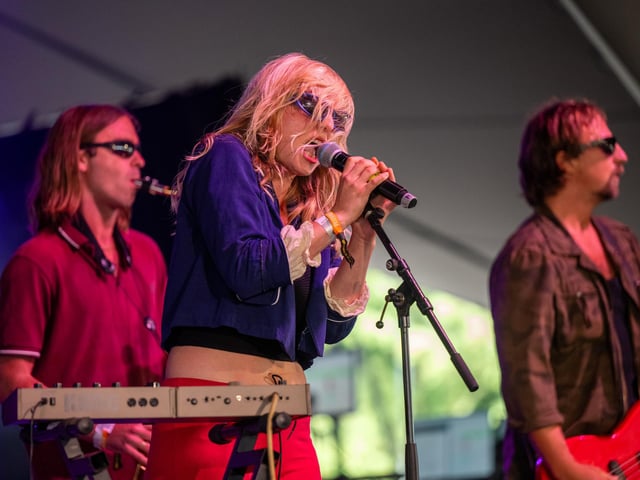 Y performing on The Next Stage at the Shambala Festival on Friday, August 28, 2026. Photo by David Jackson.