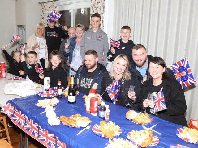Fish and chips were the enjoyed by William Street residents