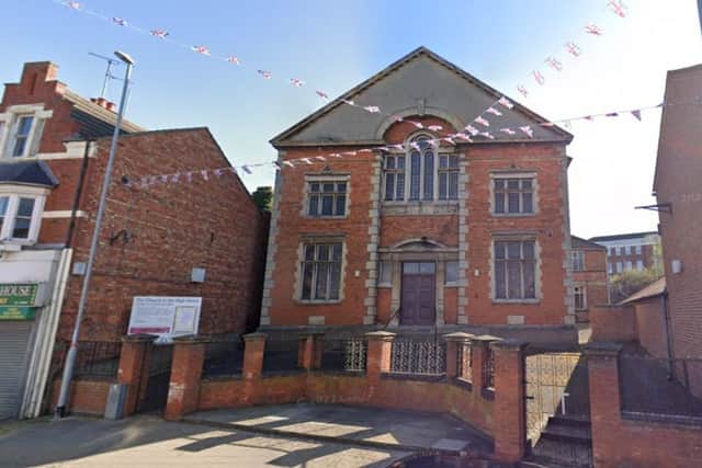The now disused church is located in Rushden High Street.