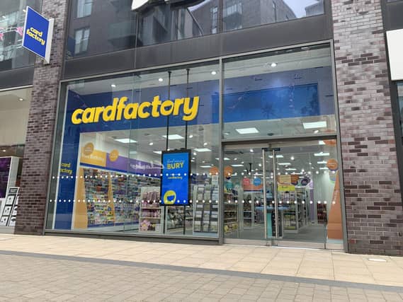 Card Factory has launched a click and collect service