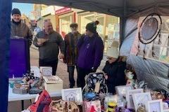 Rushden town centre light switch-on event 2023
