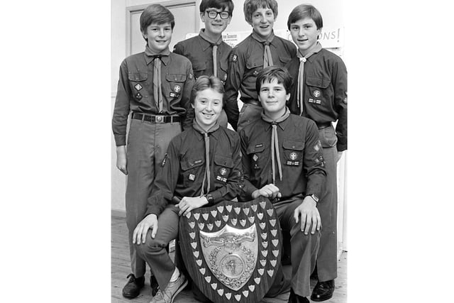 Retro pictures from the archives:1983 SCOUT CAMPING AWARD KETTERING