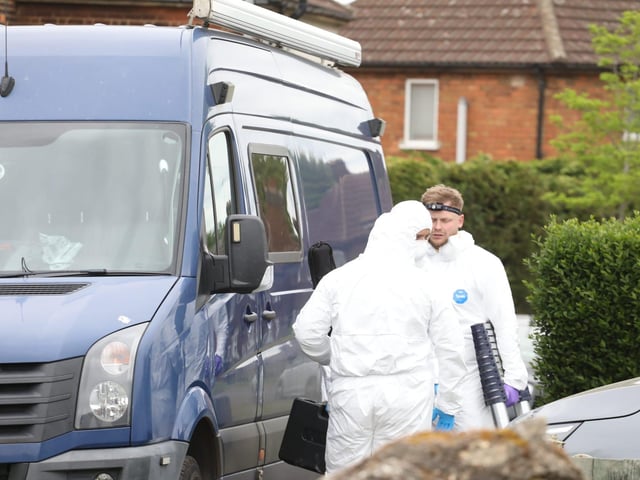Officers involved in today's search