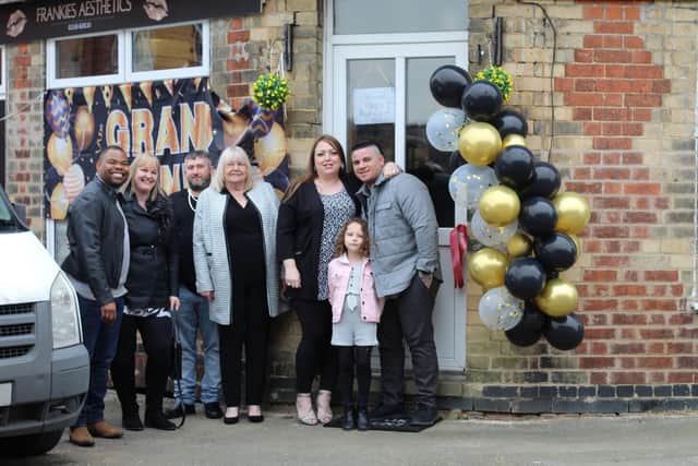 The grand opening of the business was last month