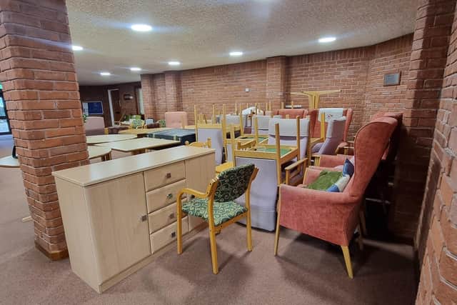 Some of the furniture which has been repurposed thanks to teamwork by Greatwell Homes and the Salvation Army